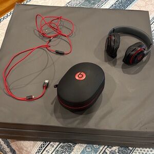 Beats Studio Wireless Noise Cancelling Headphones with Case and Cables